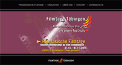 Desktop Screenshot of filmtage-tuebingen.de