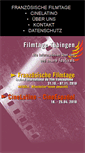Mobile Screenshot of filmtage-tuebingen.de